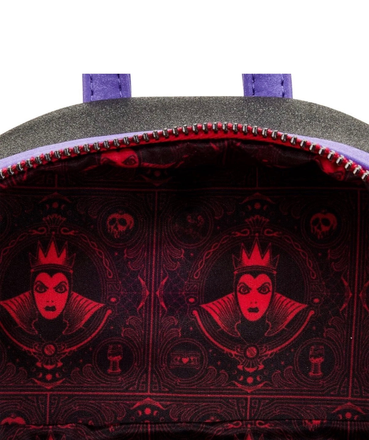 Zaino Loungefly Biancaneve Evil Queen lenticolare Apple nuovo