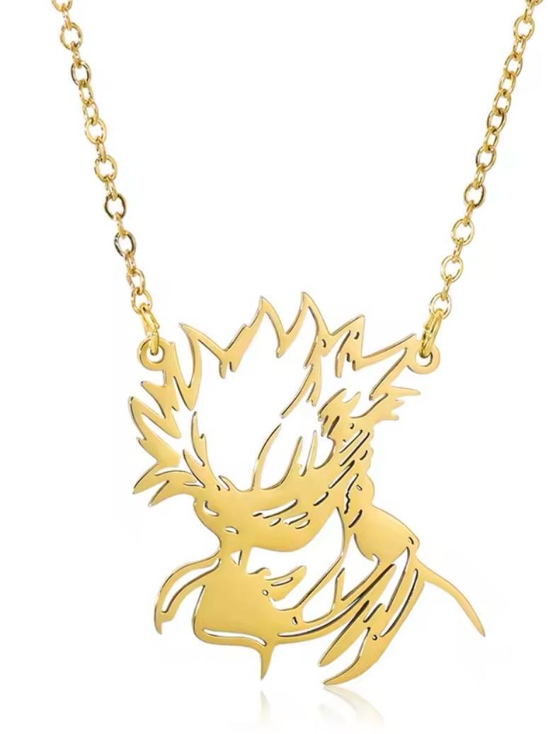 Jujutsu Kaisen – Collana Gojo Satoru Silhouette (Acciaio Inossidabile Dorato)