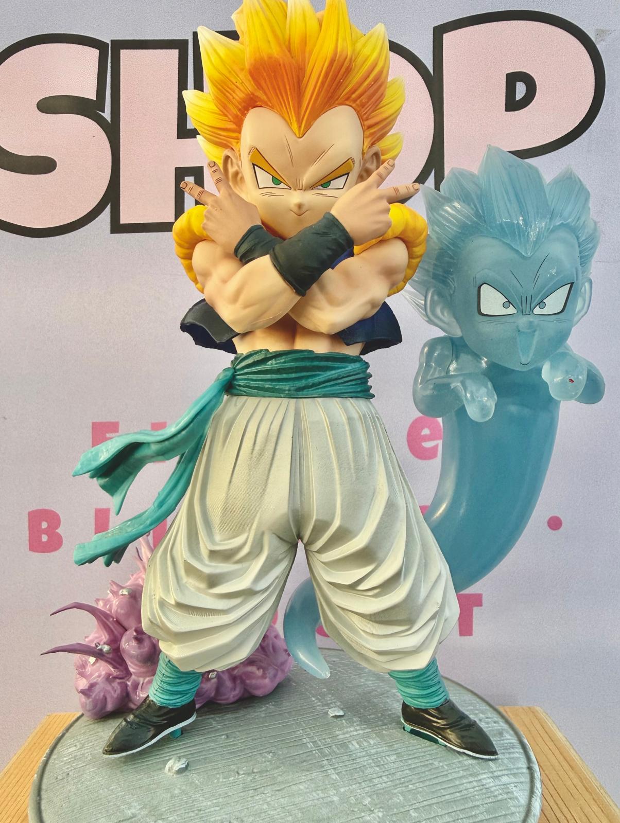 Gotenks Super Saiyan con Fantasma Kamikaze – Figure Dragon Ball (circa 26 cm)