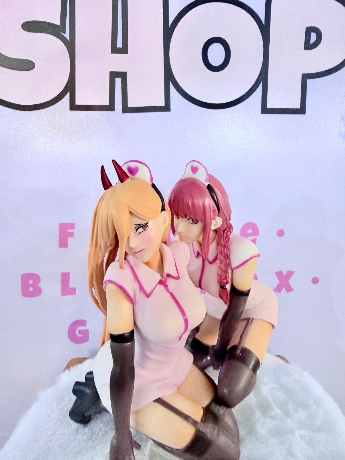 Makima & Power – Versione Nurse | Chainsaw Man | Figure 20 cm