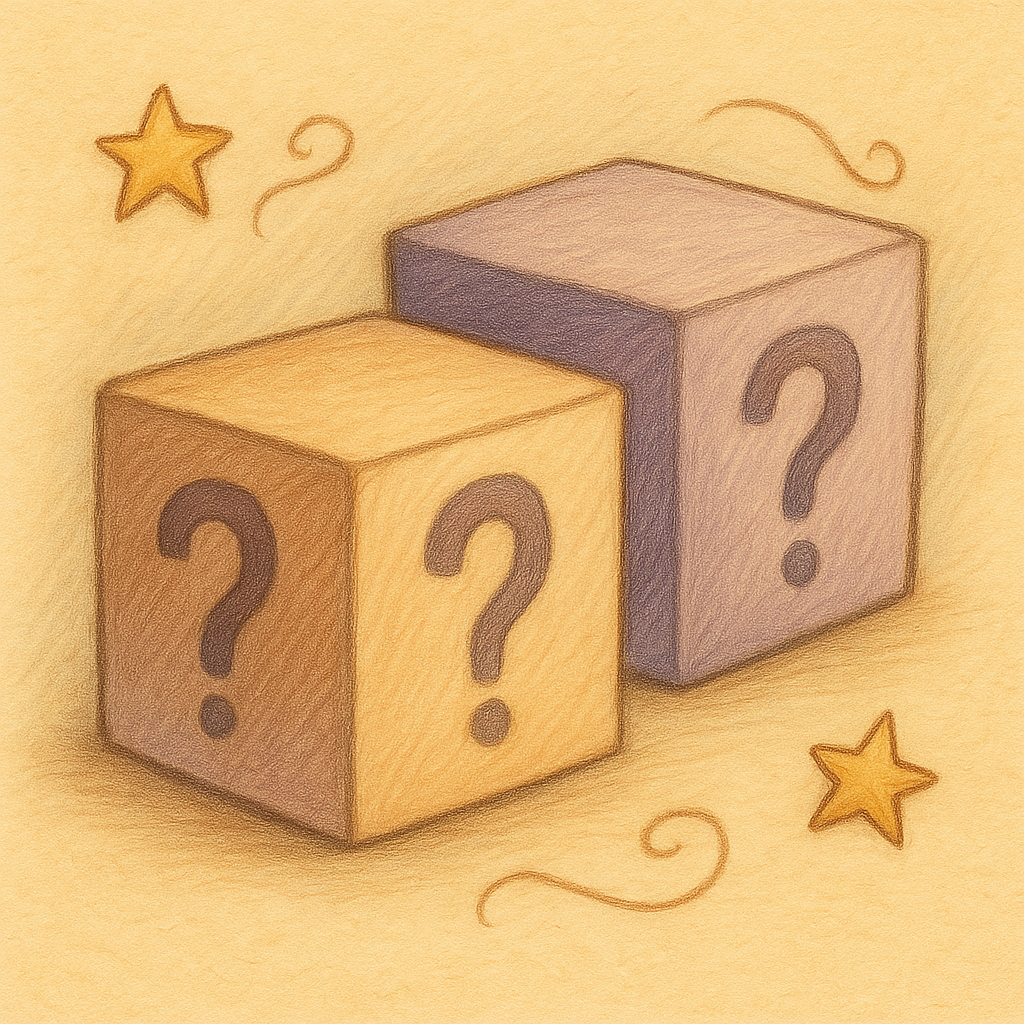 ⭐ 1. “Blind Box Mystery ✨🎁”