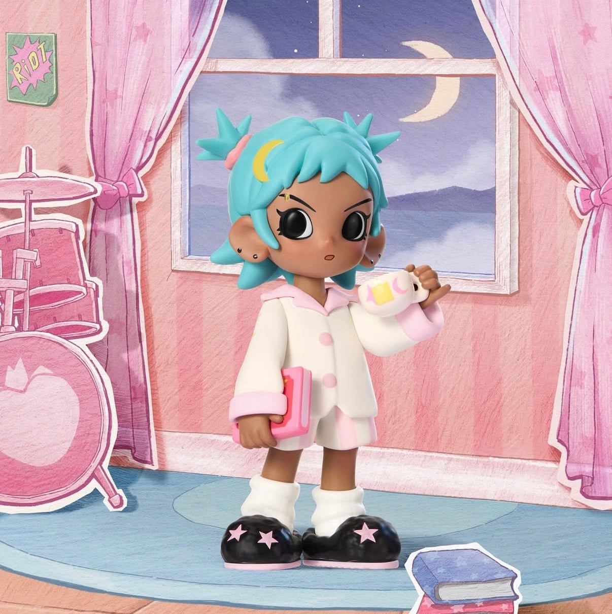 Lil Peach POP MART – Riot Sleepover Series | Blind Box Designer Toy