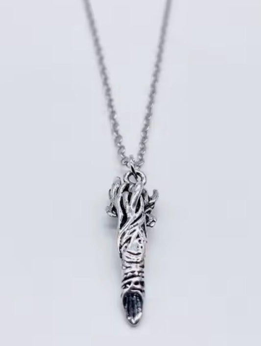 Collana Jujutsu Kaisen – Dito di Sukuna in Acciaio Inossidabile