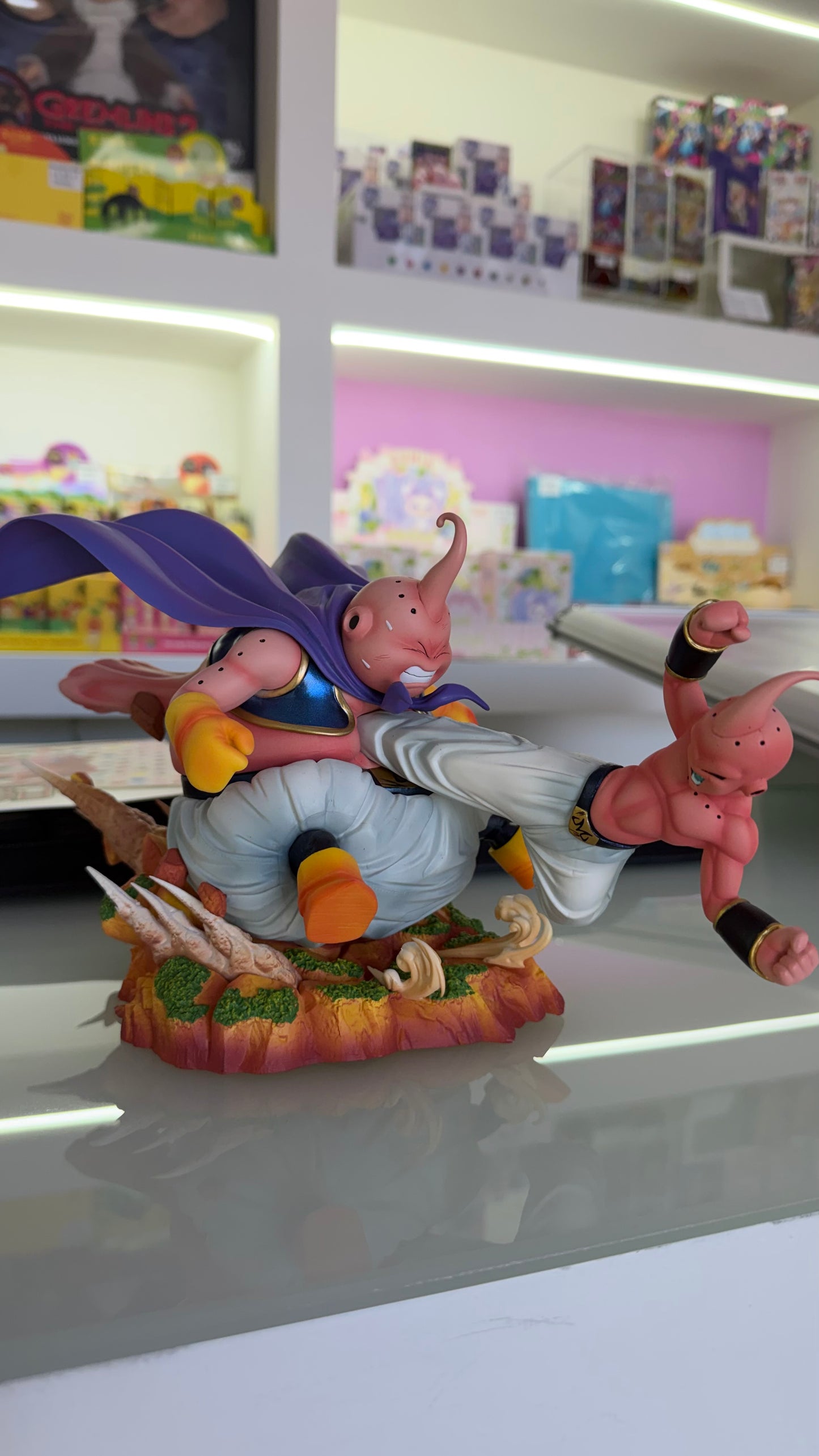 Majin Buu vs Kid Buu – Dragon Ball Z – Diorama da collezione