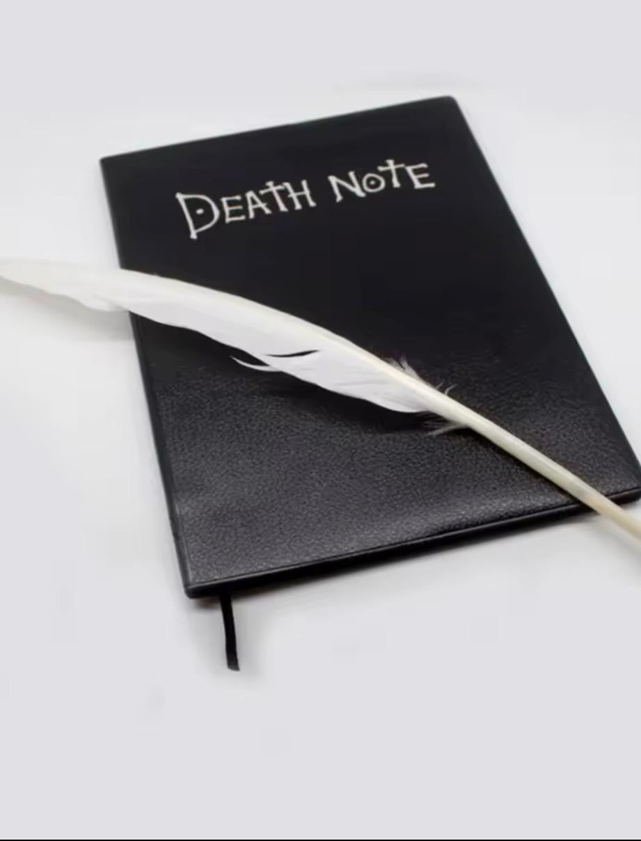 Death Note – Quaderno Replica con Piuma + Segnalibro (Set Anime)