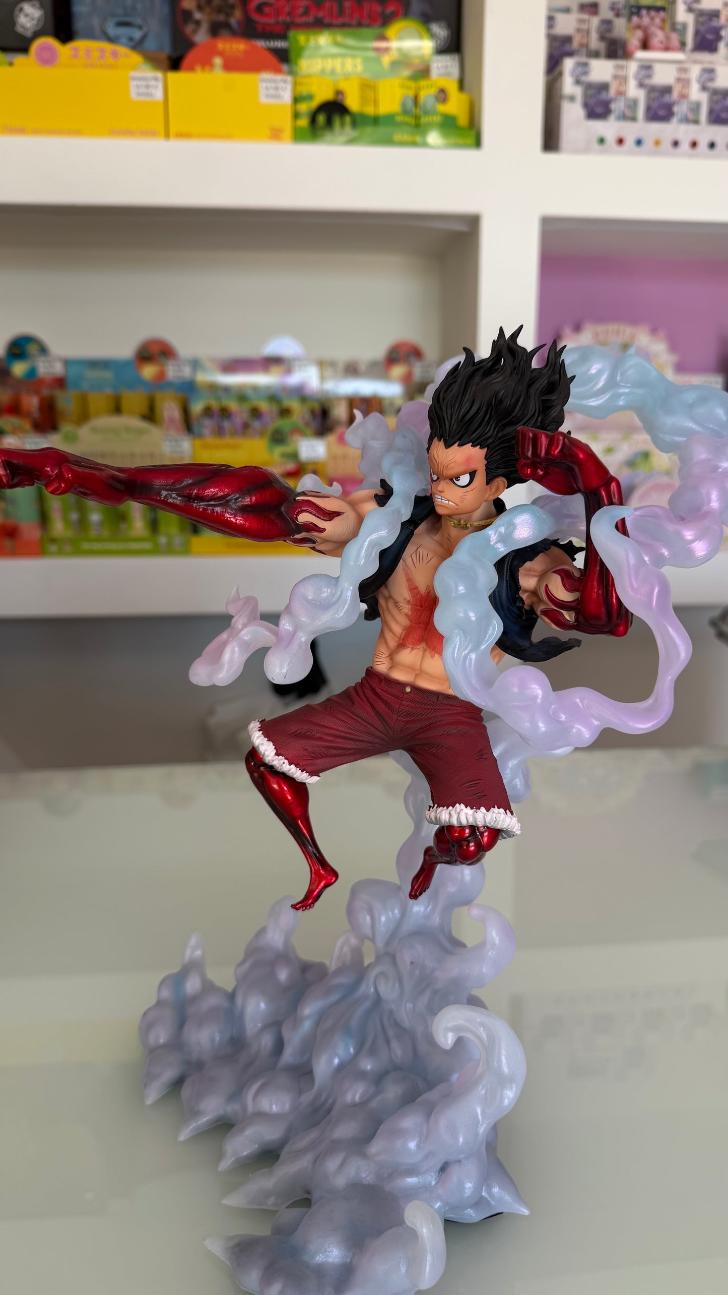 One Piece – Monkey D. Luffy Snakeman Figure Deluxe 30 cm | Gear 4 Battle Version