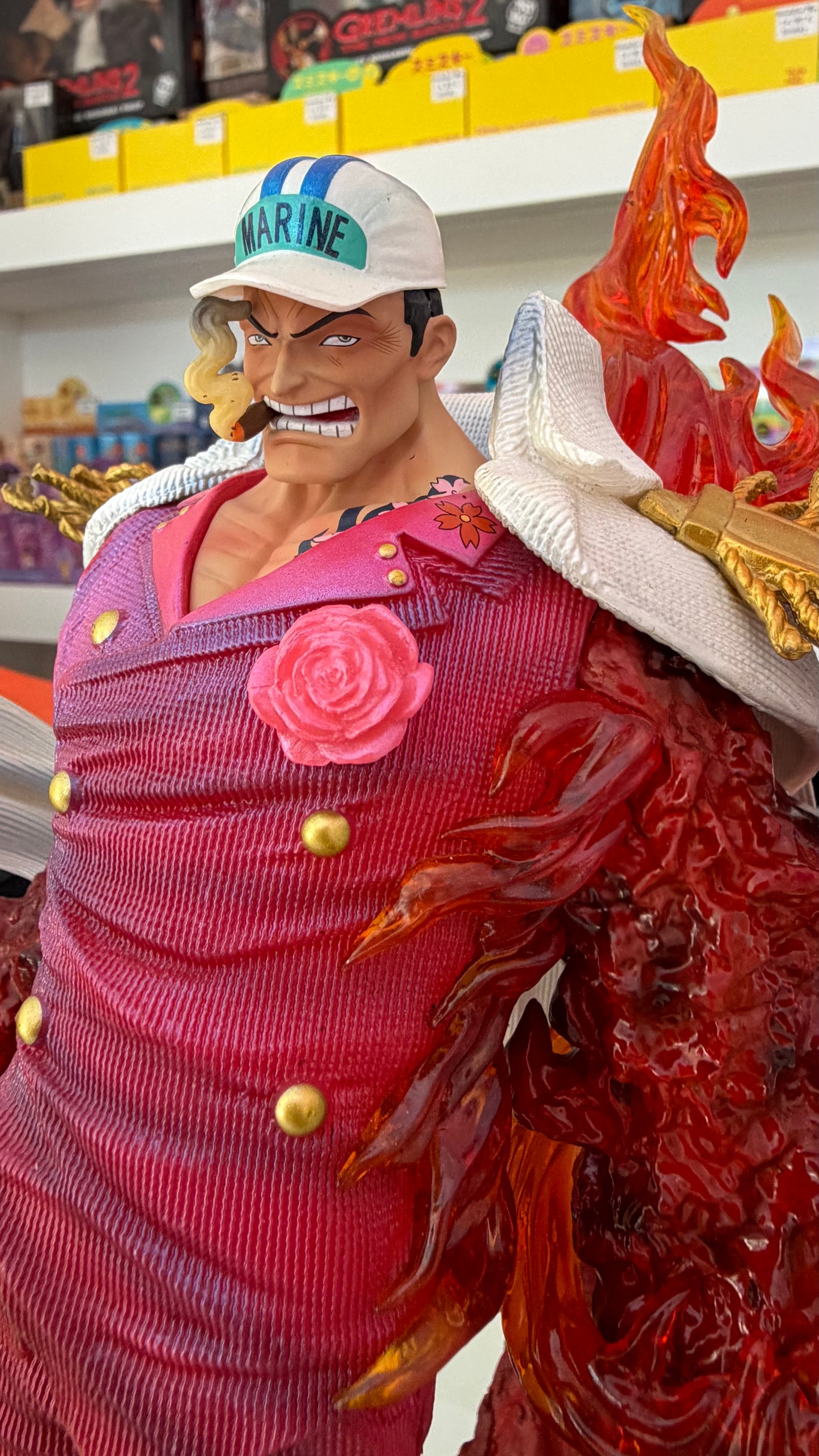 One Piece – Admiral Akainu Sakazuki Figure Deluxe 34 cm | Marine Battle Version