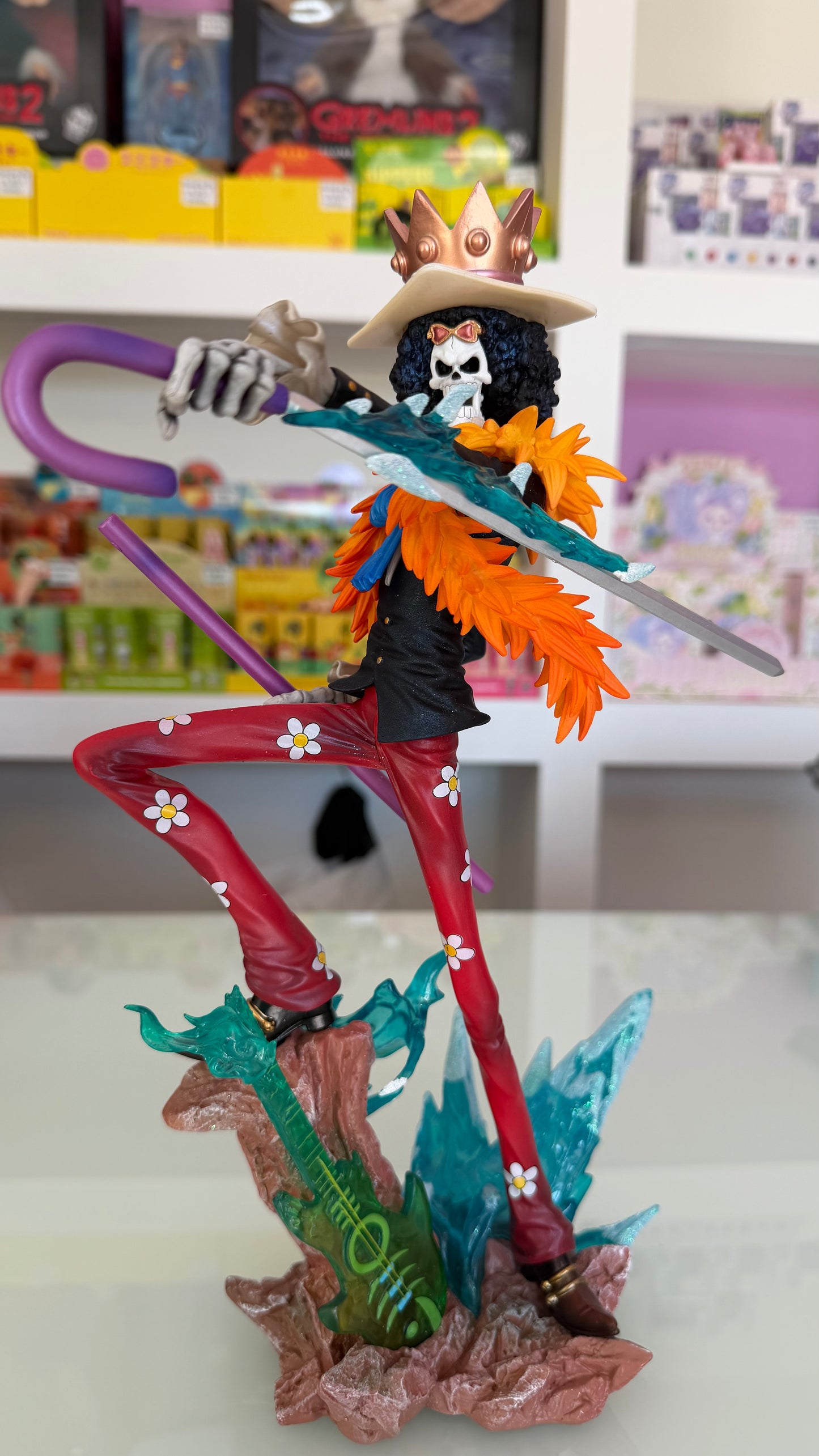 One Piece – Brook Soul King Figure Deluxe 33 cm | Music Battle Version