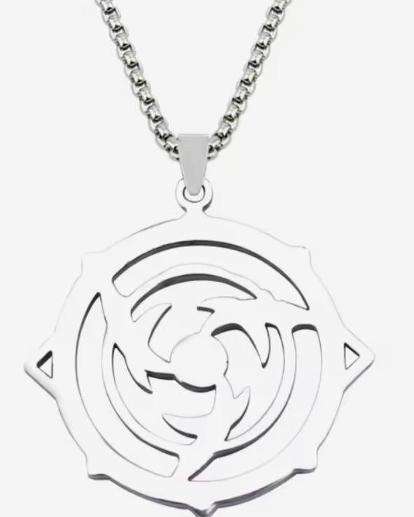 Collana Genshin Impact – Emblema Elementale in Acciaio Inossidabile