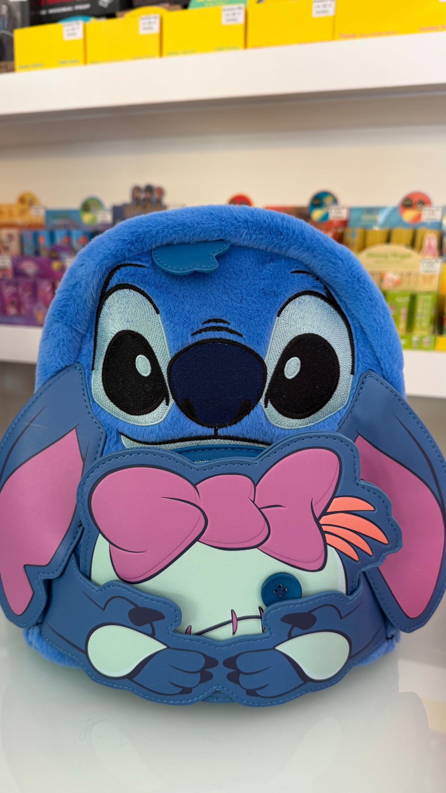Zaino Mini Loungefly Disney Stitch & Scrump Ufficiale in Peluche – Lilo & Stitch