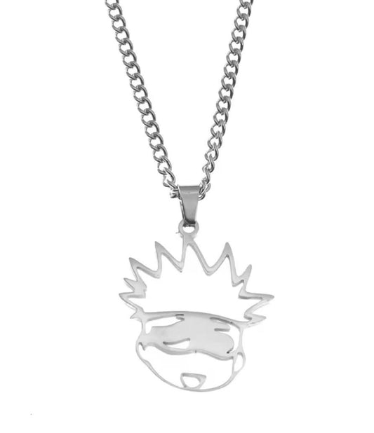 Jujutsu Kaisen – Collana Gojo Satoru Silhouette (Acciaio Inossidabile)