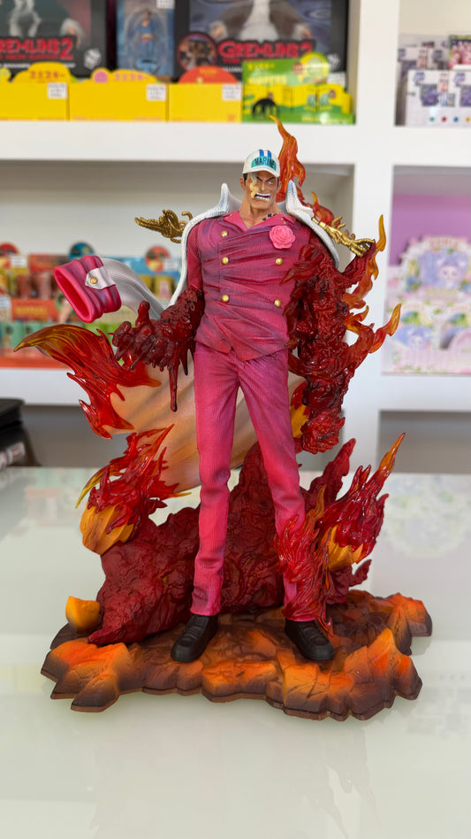 One Piece – Admiral Akainu Sakazuki Figure Deluxe 34 cm | Marine Battle Version