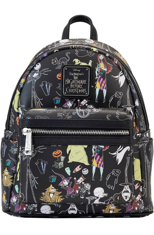Zaino Loungefly Disney Nightmare Before Christmas – Mini Backpack Jack & Sally