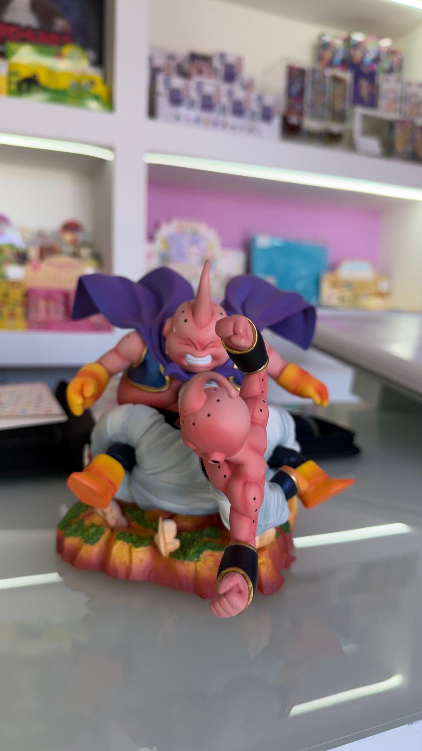 Majin Buu vs Kid Buu – Dragon Ball Z – Diorama da collezione