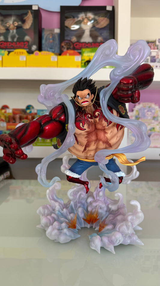 One Piece – Monkey D. Luffy Gear 4 Boundman Figure Deluxe 37,5 cm | Statua Anime da Collezione