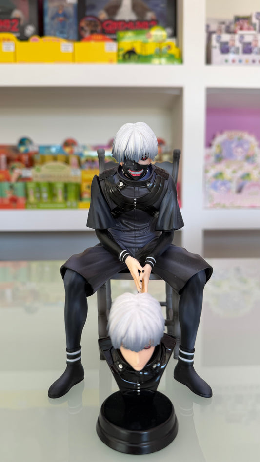Tokyo Ghoul – Ken Kaneki Figure Deluxe con Busto Extra | Statua Anime da Collezione 21 cm