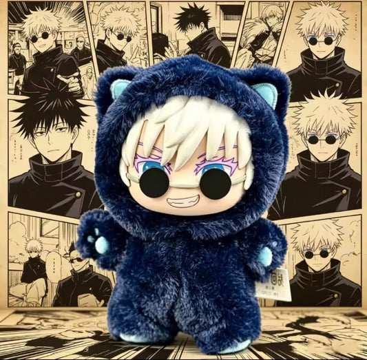 Jujutsu Kaisen Cat Ear Plushie – Blind Box Ufficiale EAKI – Peluche da Collezione 14 cm