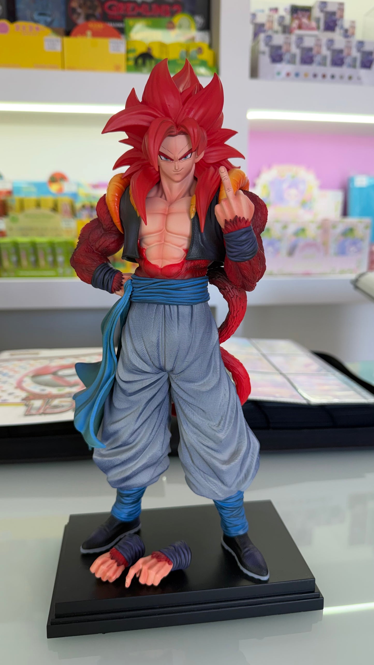 JT Studio – Gogeta Super Saiyan 4 – Dragon Ball GT – Statua da collezione circa 30 cm