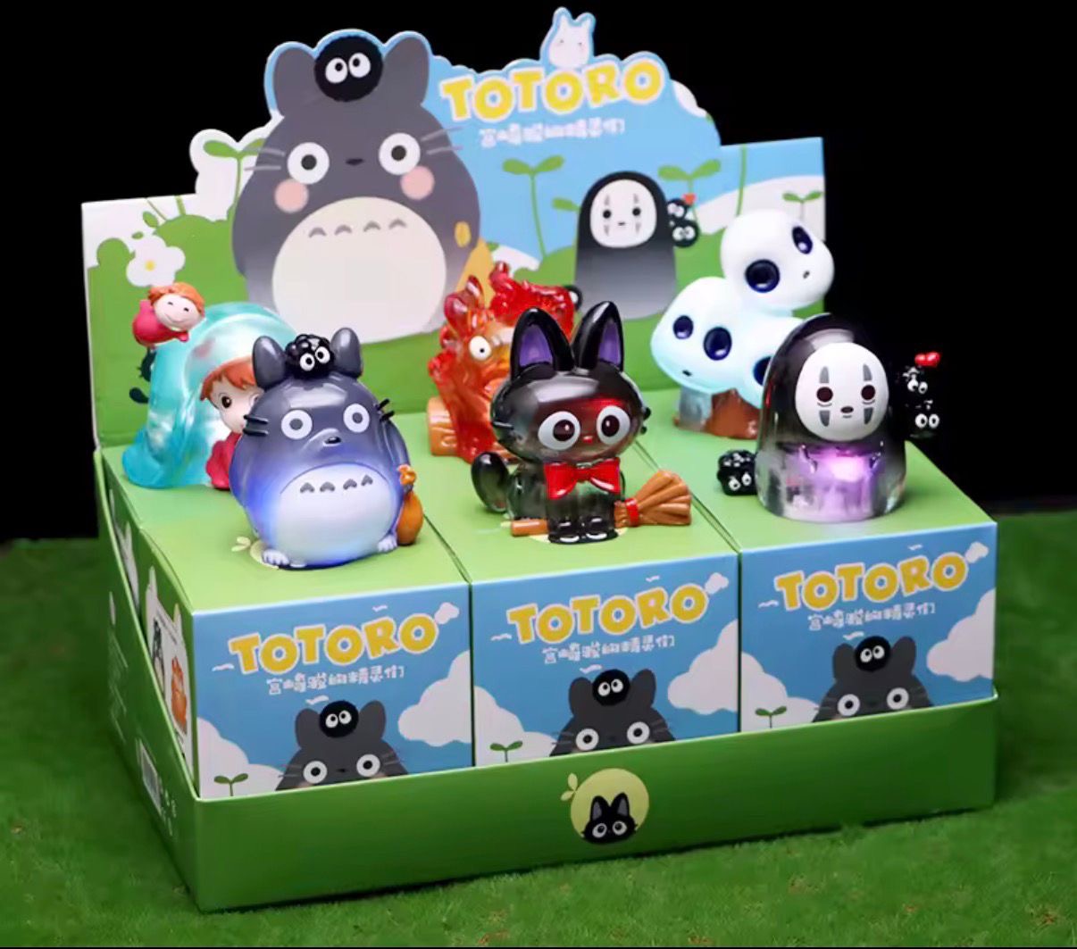 Mini Figures Luminose Totoro & Amici – Personaggi ispirati allo Studio Ghibli