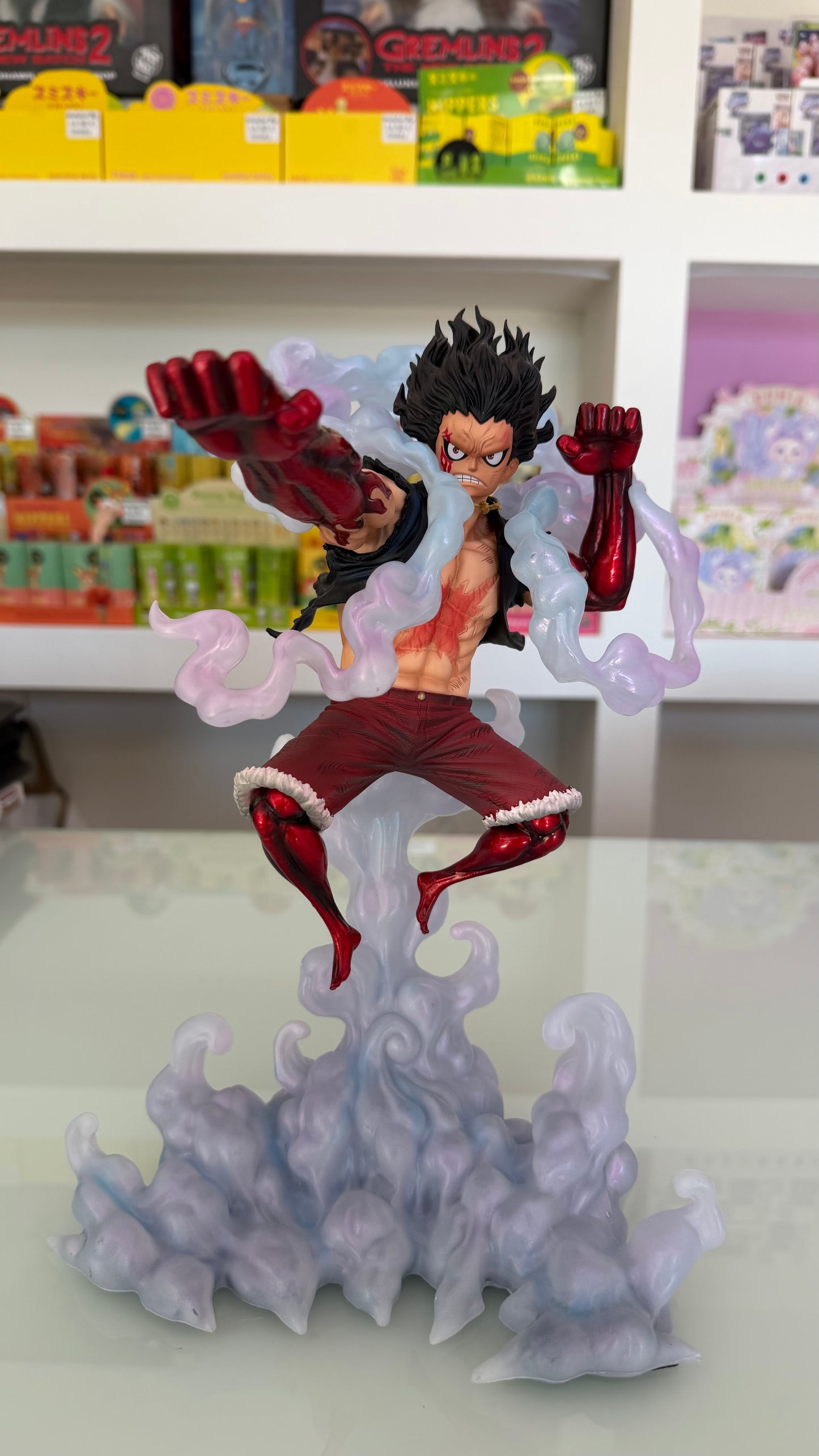 One Piece – Monkey D. Luffy Snakeman Figure Deluxe 30 cm | Gear 4 Battle Version