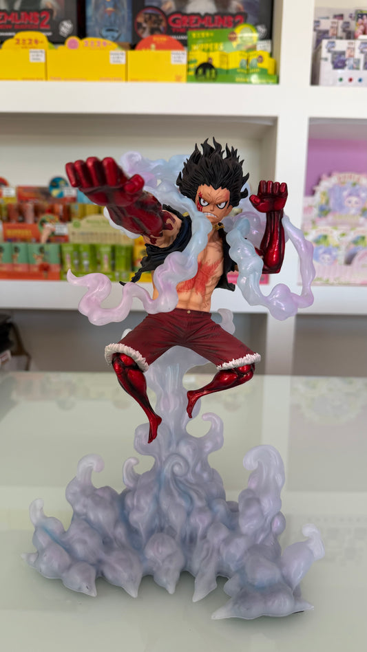 One Piece – Monkey D. Luffy Snakeman Figure Deluxe 30 cm | Gear 4 Battle Version