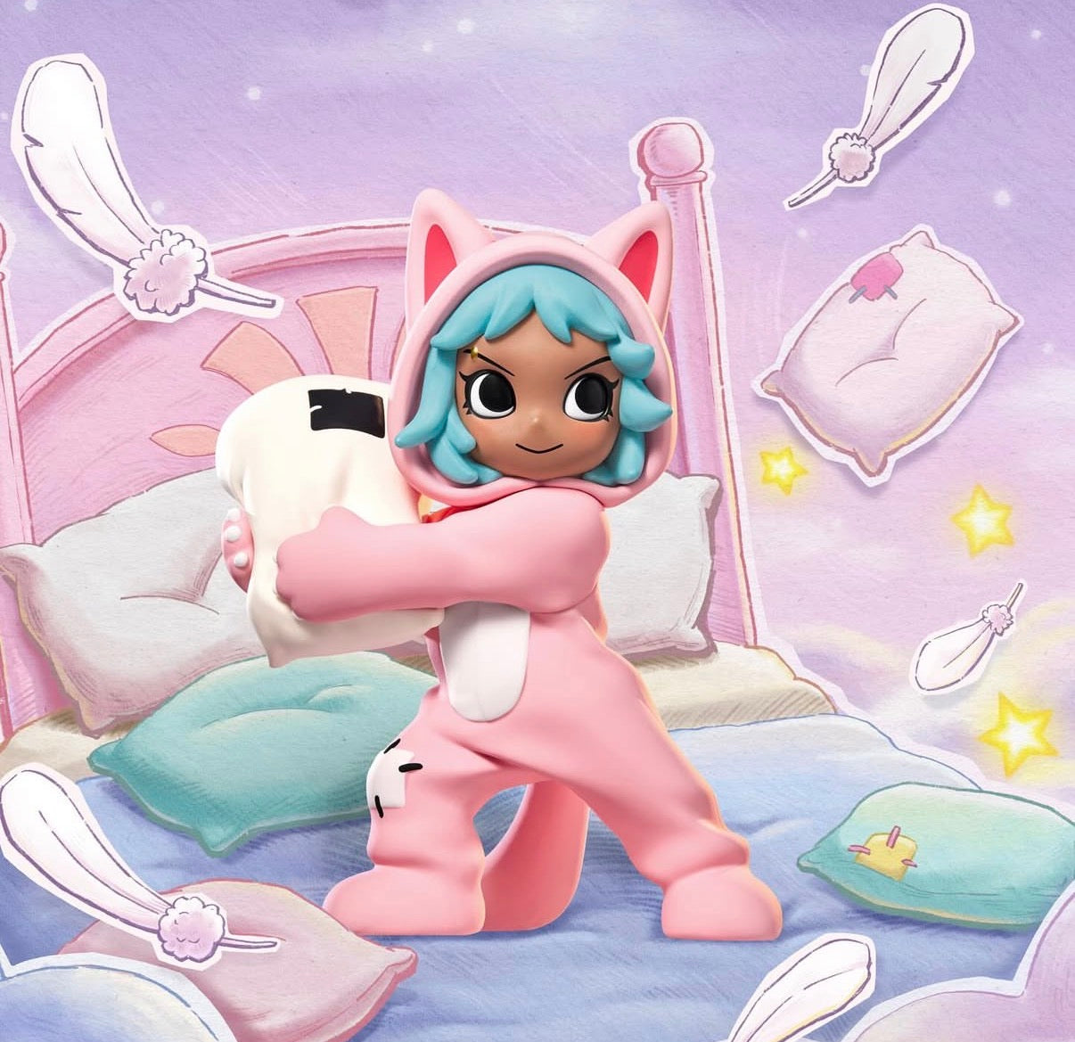 Lil Peach POP MART – Riot Sleepover Series | Blind Box Designer Toy