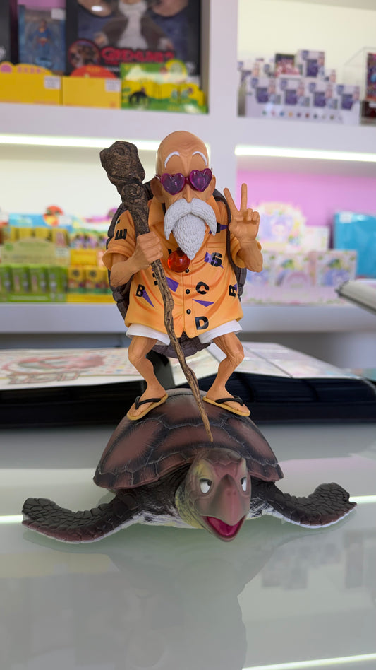Master Roshi on Turtle – Dragon Ball – Statua da collezione circa 25/26 cm