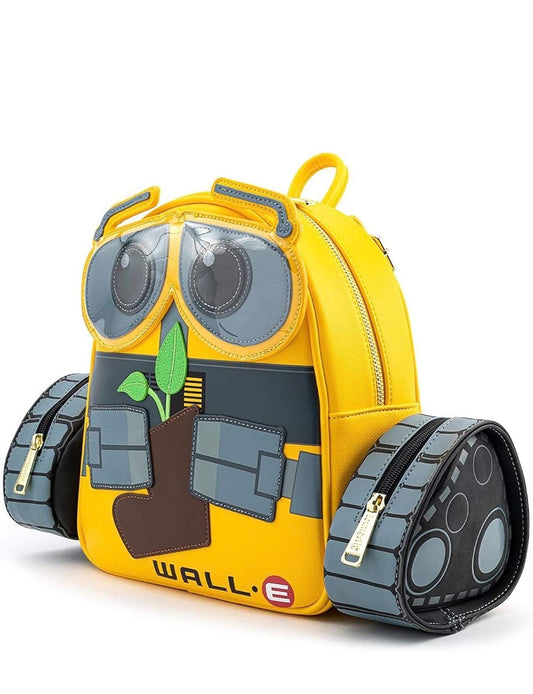 Zaino Loungefly Disney Pixar Wall-e – Pelle Vegana, Tasca Frontale, Zip