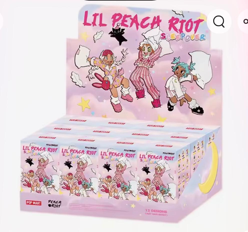 Lil Peach POP MART – Riot Sleepover Series | Blind Box Designer Toy