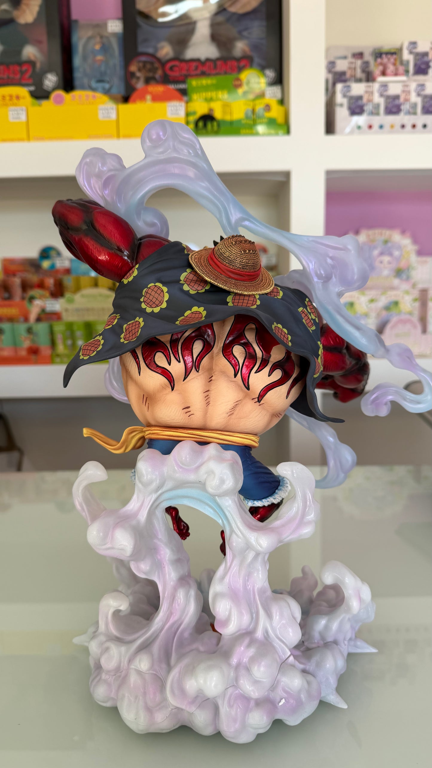 One Piece – Monkey D. Luffy Gear 4 Boundman Figure Deluxe 37,5 cm | Statua Anime da Collezione