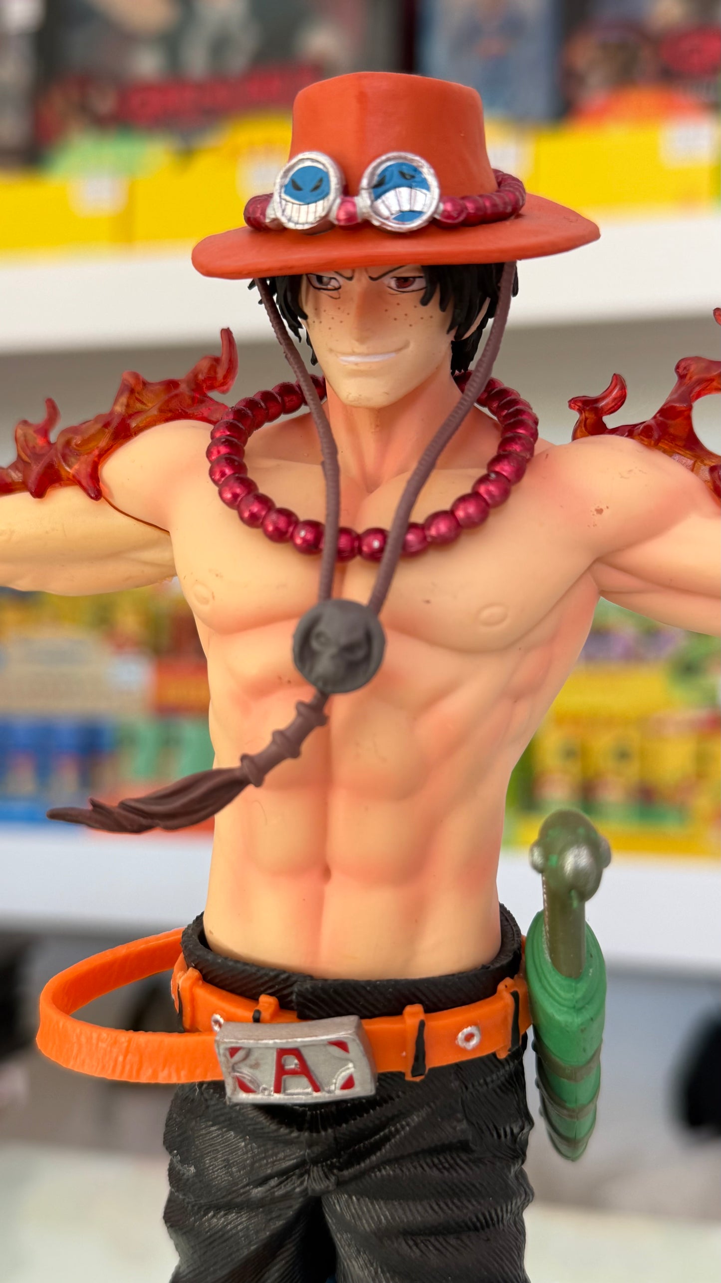 One Piece – Portgas D. Ace Figure Deluxe LED 28 cm | Statua Anime da Collezione