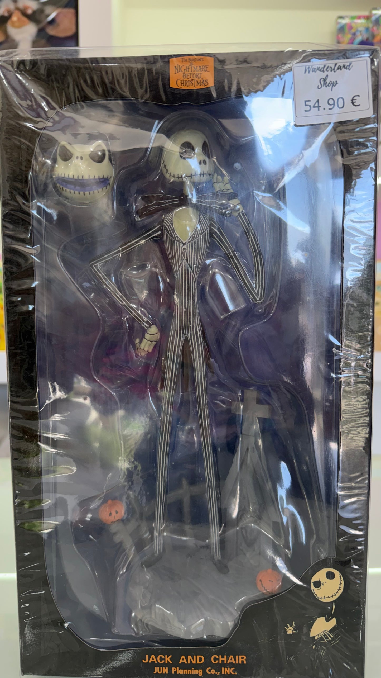 Jack Skellington & Chair Figure – The Nightmare Before Christmas – Statua ufficiale circa 30 cm