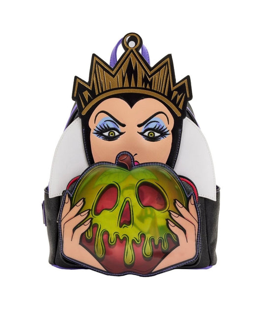 Zaino  Loungefly Biancaneve Evil Queen lenticolare Apple nuovo
