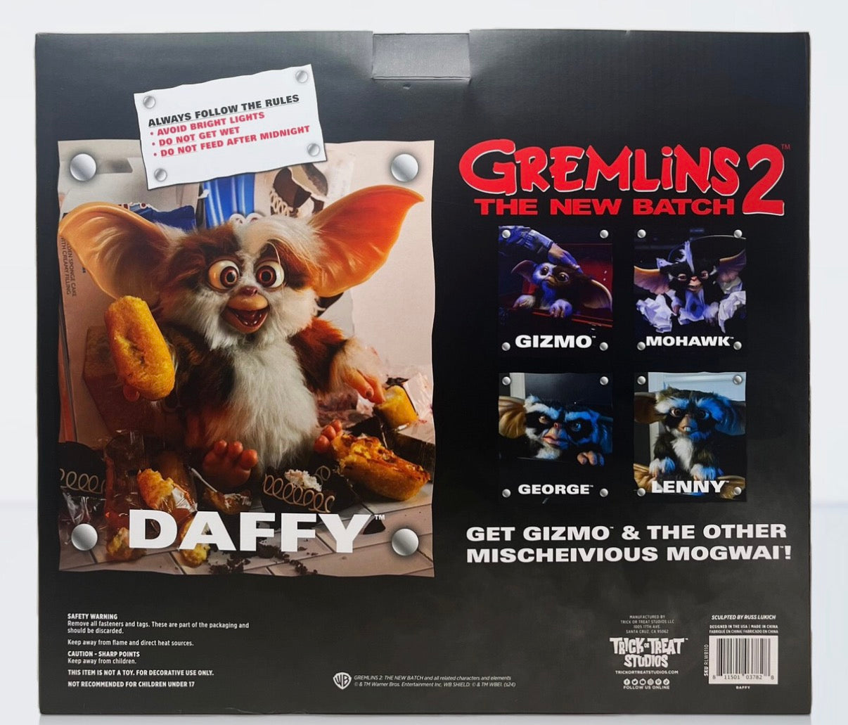 Gremlins 2 – Mogwai Daffy Deluxe Prop Replica | Trick or Treat Studios | Edizione da Collezione Fuori Produzione