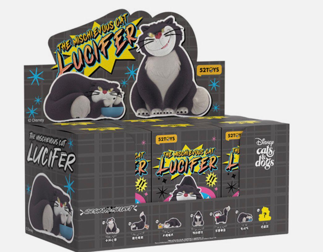 Disney – Lucifer The Mischievous Cat (52TOYS) – Mini Figure Blind Box
