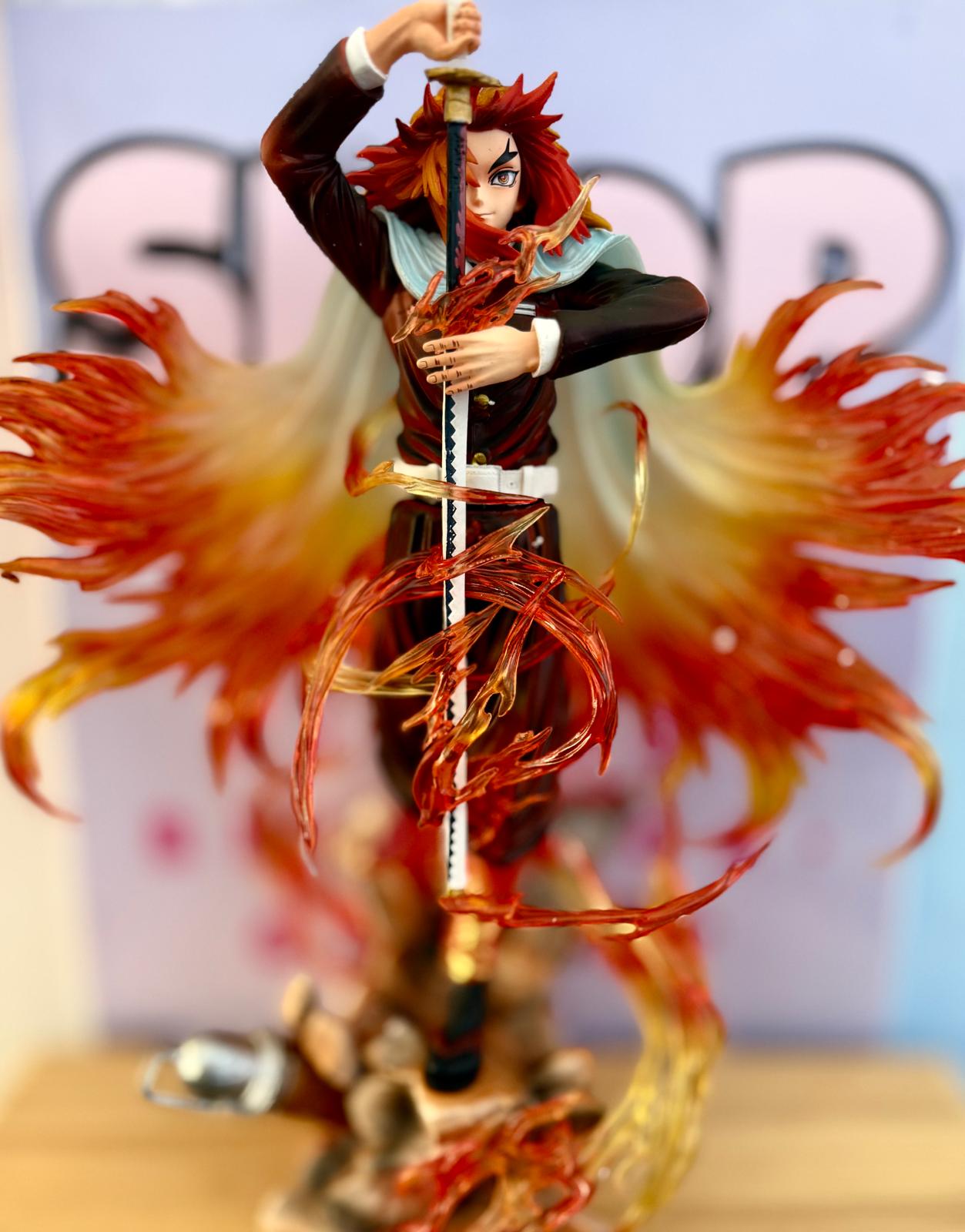 🔥 Demon Slayer – Kyojuro Rengoku Action Figure | Edizione Fiamme