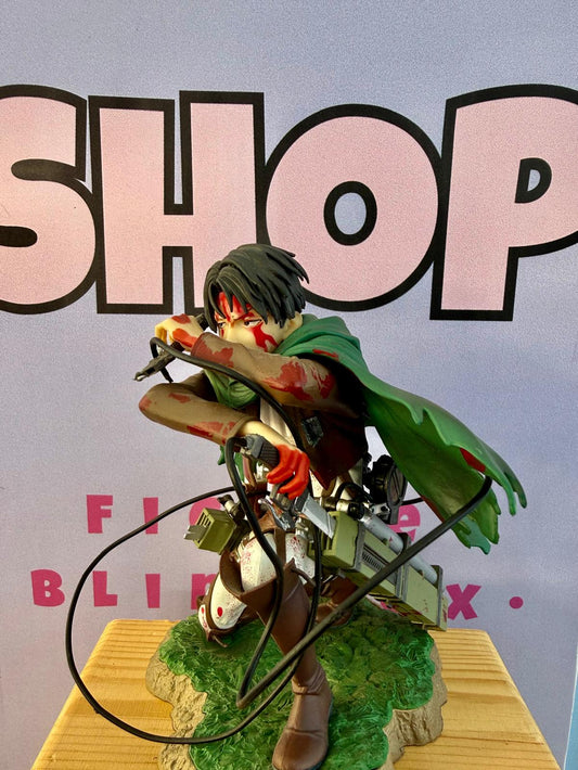 🔥 Attack on Titan – Action Figure Levi Ackerman “Battle Damaged” | 17 cm