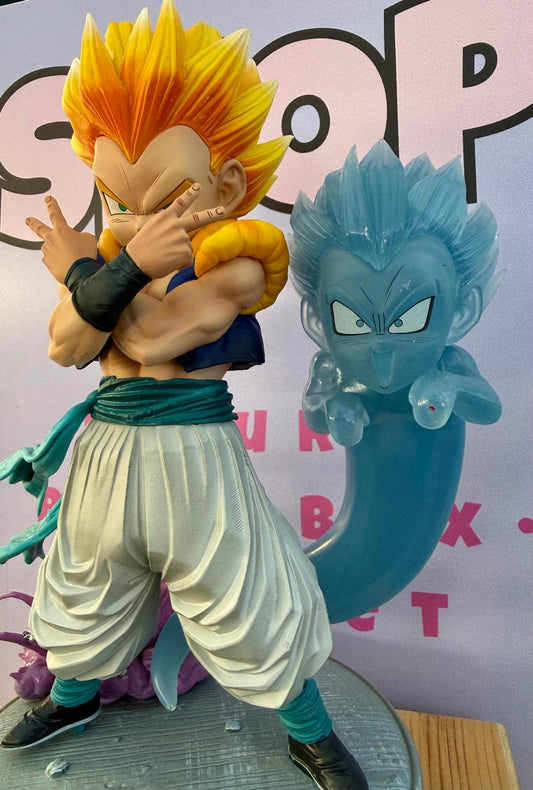 Gotenks Super Saiyan con Fantasma Kamikaze – Figure Dragon Ball (circa 26 cm)