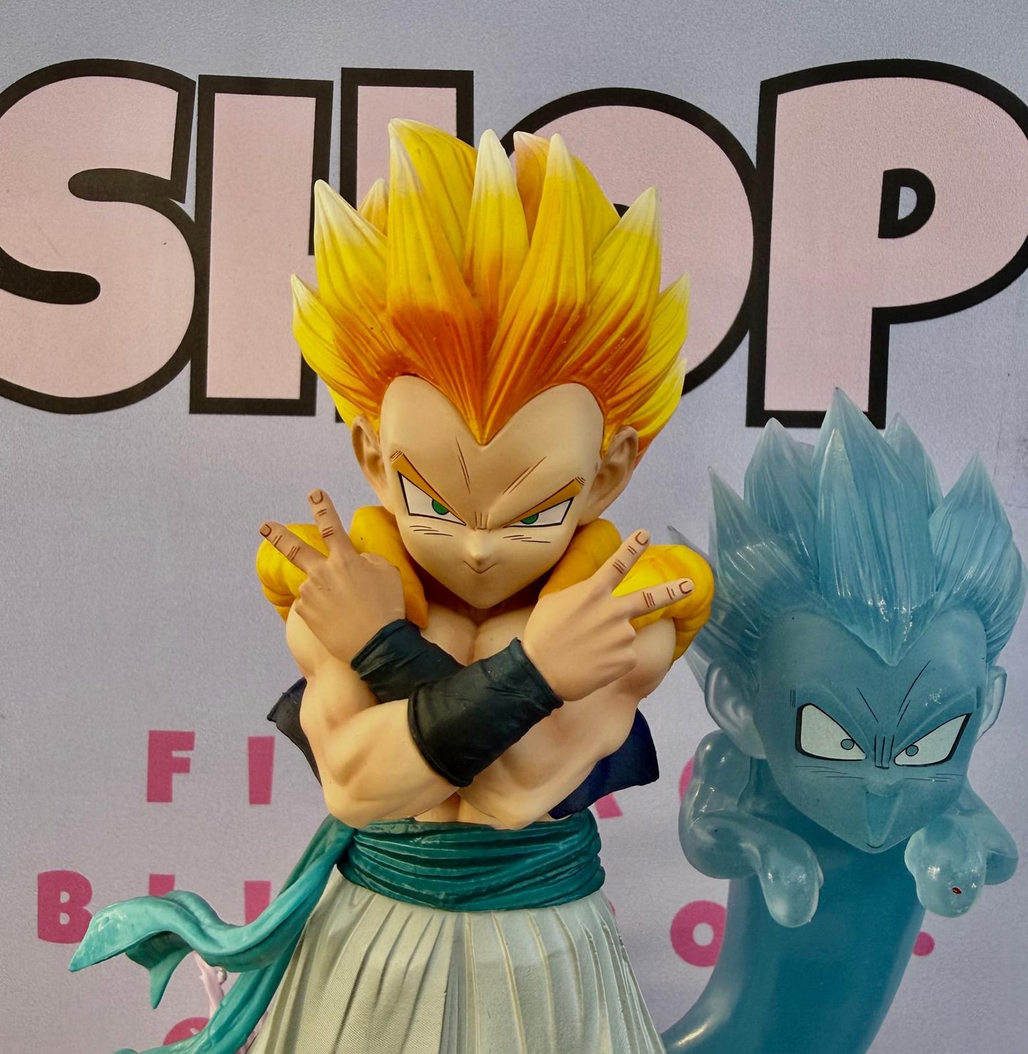 Gotenks Super Saiyan con Fantasma Kamikaze – Figure Dragon Ball (circa 26 cm)