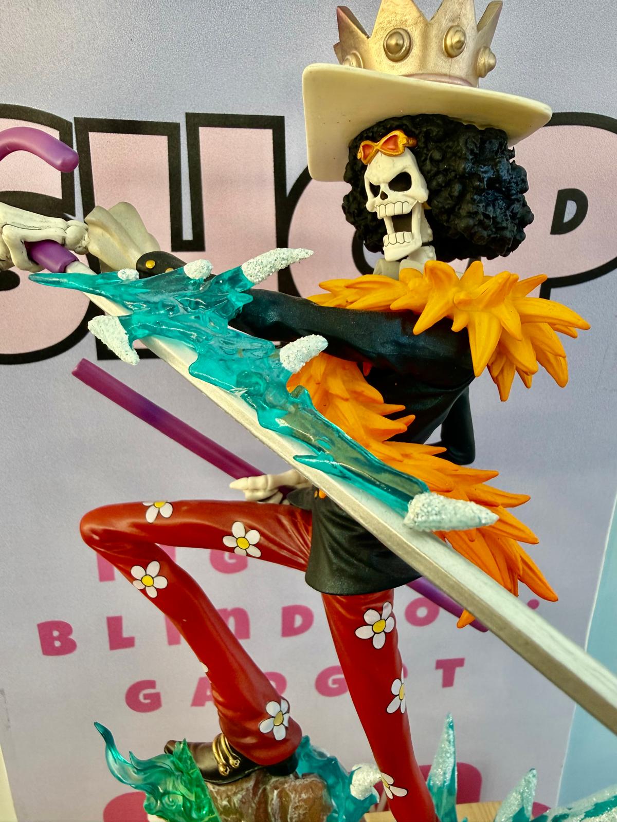 Brook – One Piece Figure 34 cm (Soul King con Spada Gelida)