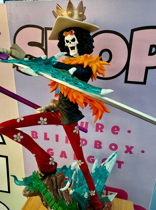 Brook – One Piece Figure 34 cm (Soul King con Spada Gelida)