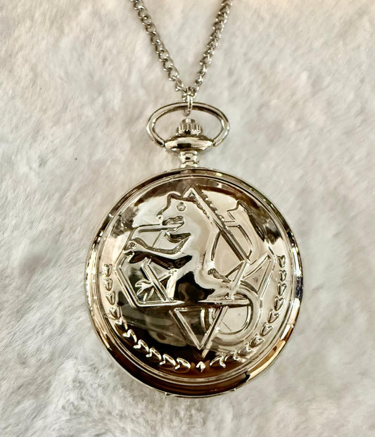 Orologio a Collana – Fullmetal Alchemist (metallo, funzionante)