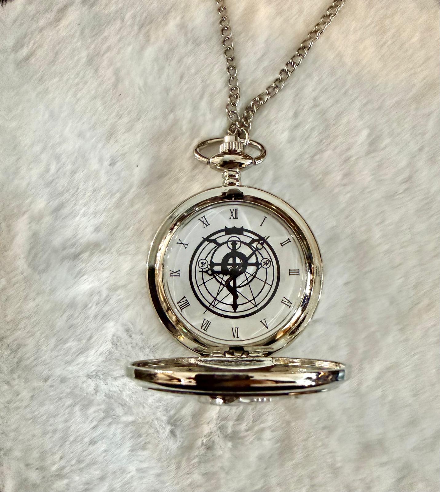 Orologio a Collana – Fullmetal Alchemist (metallo, funzionante)