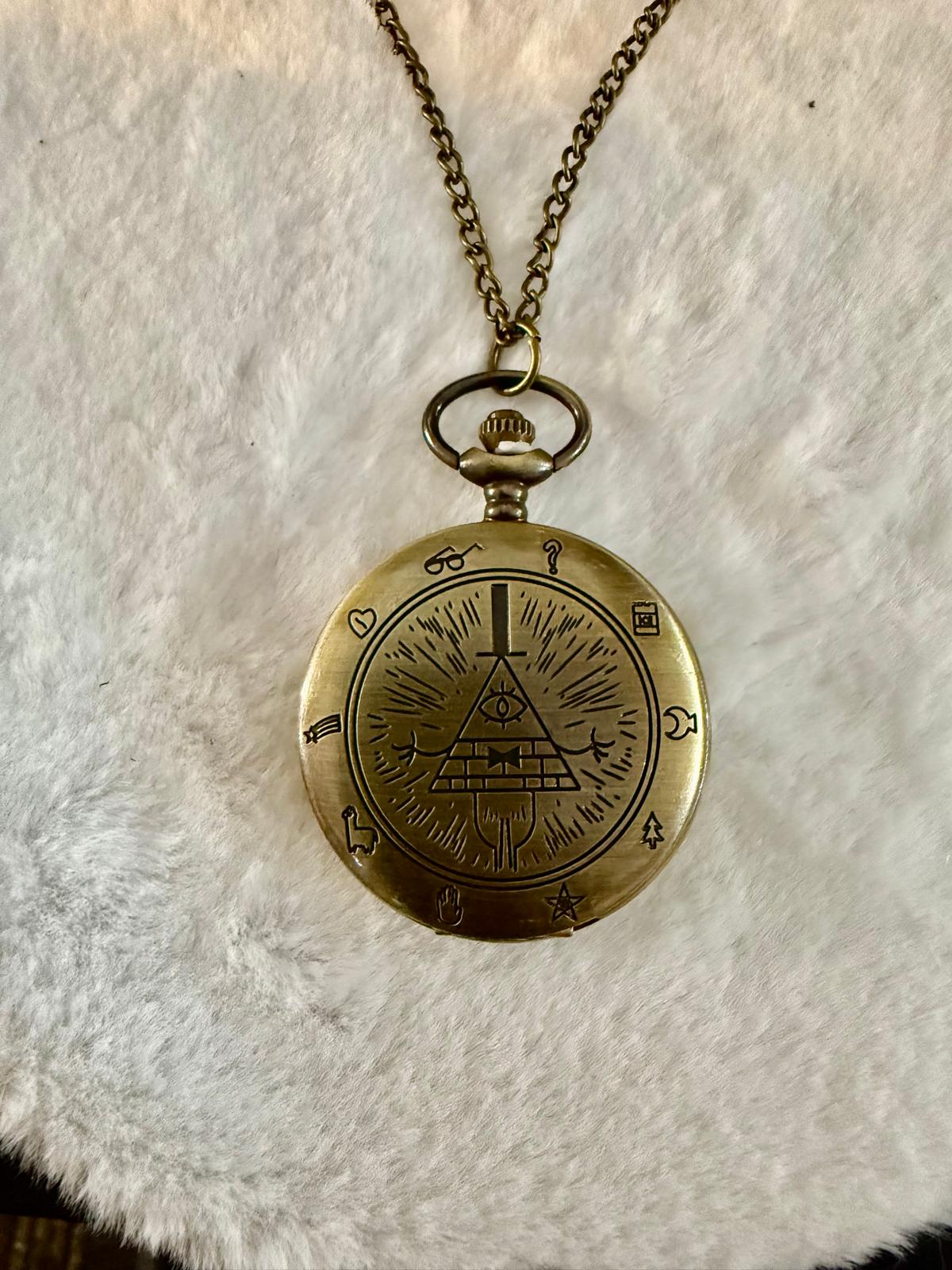 Orologio a Collana – Gravity Falls (metallo, funzionante)