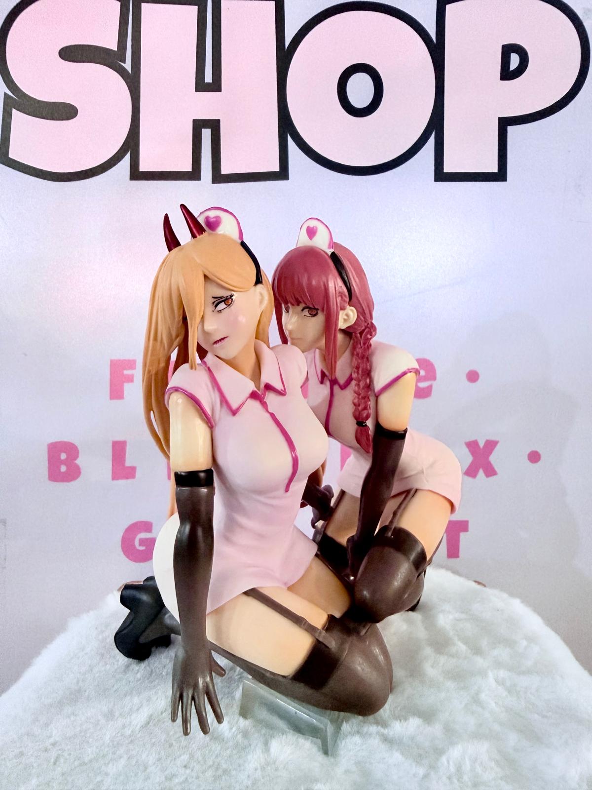 Makima & Power – Versione Nurse | Chainsaw Man | Figure 20 cm