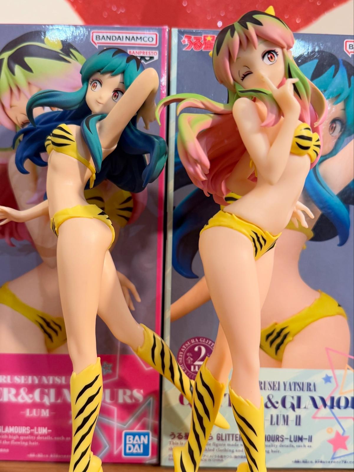 Lamù – Glitter & Glamours (Banpresto) – Figure 22 cm – Versione Rosa / Azzurra