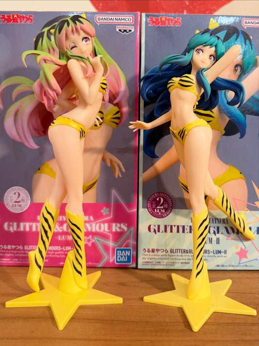 Lamù – Glitter & Glamours (Banpresto) – Figure 22 cm – Versione Rosa / Azzurra